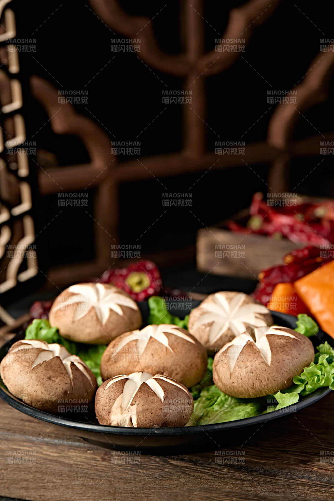 火鍋食材花刀鮮香菇