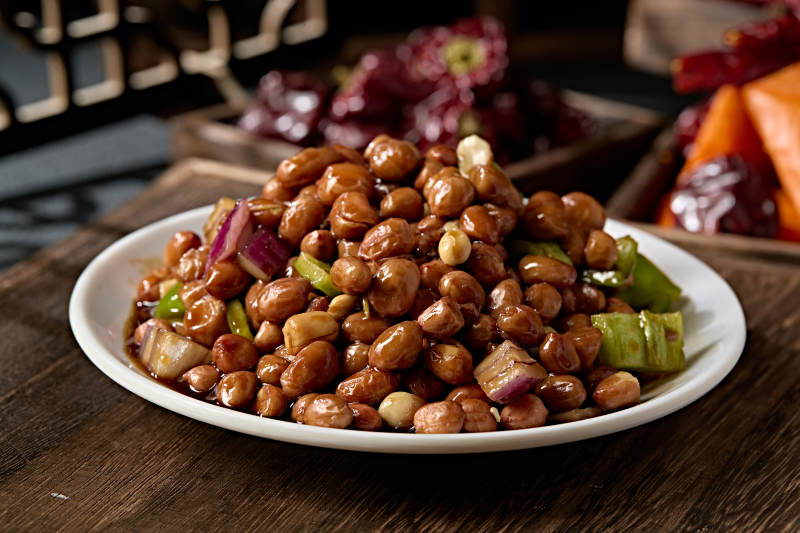 下酒小菜老醋花生米