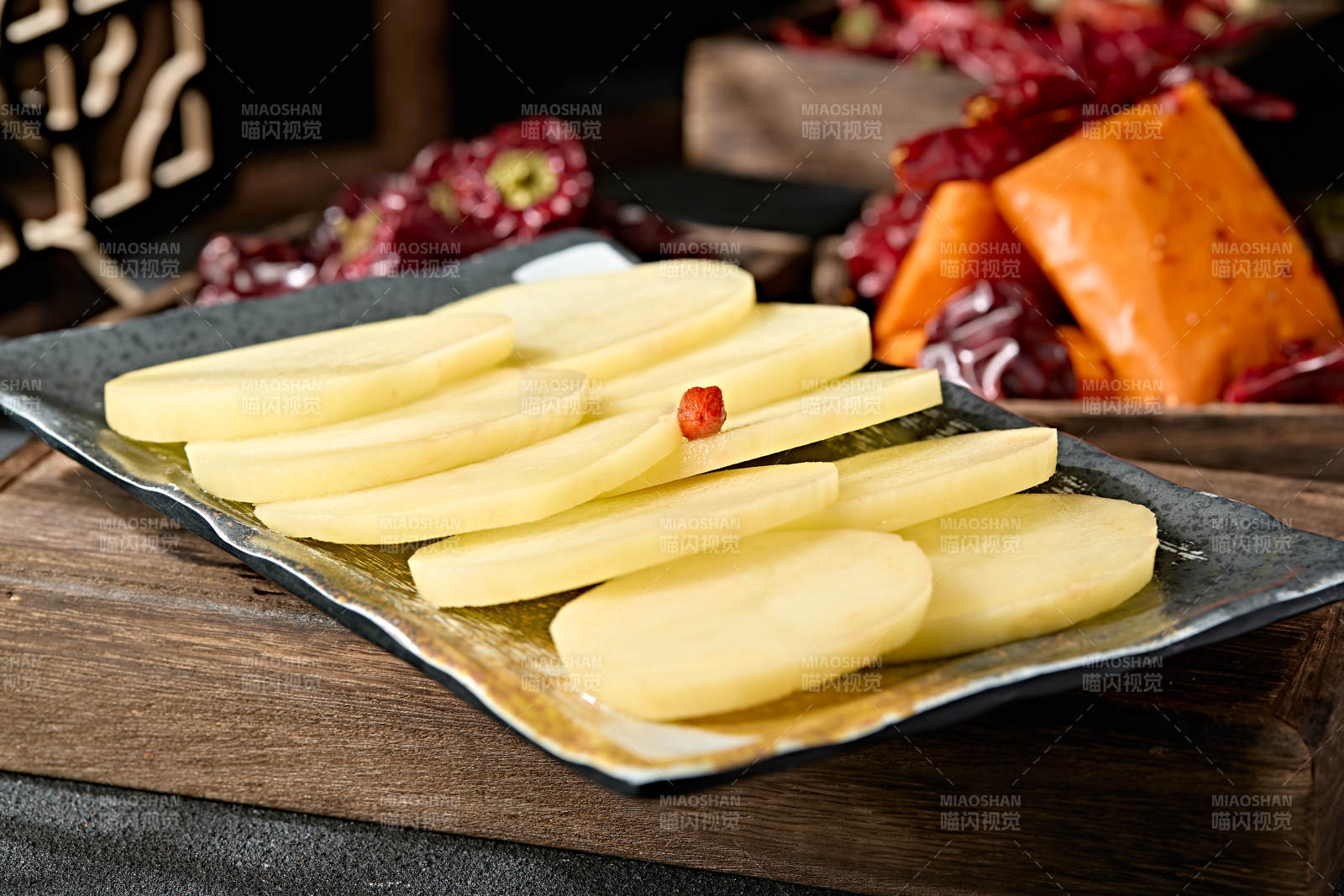 新鲜鲜切土豆片马铃薯片