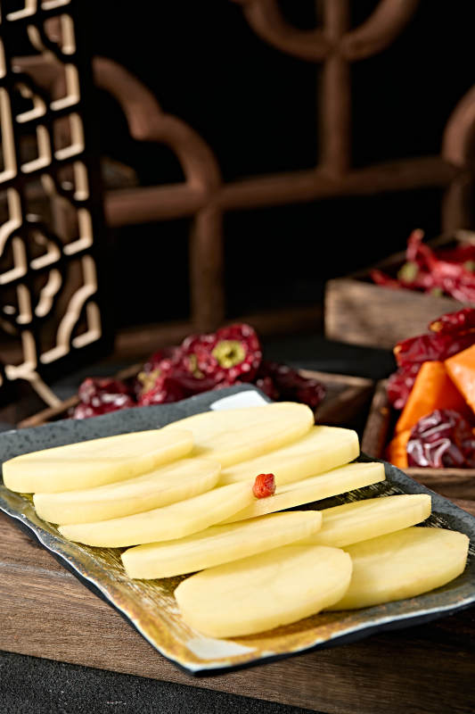 新鲜鲜切土豆片马铃薯片