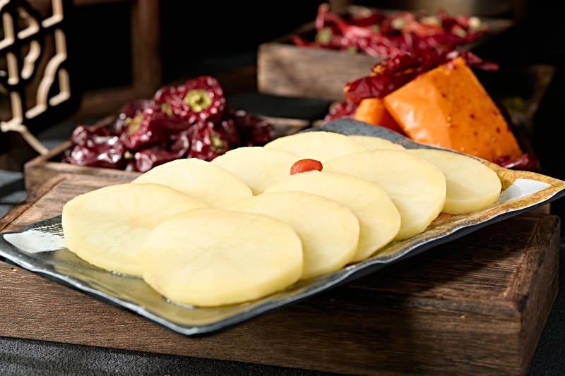 新鲜鲜切土豆片马铃薯片