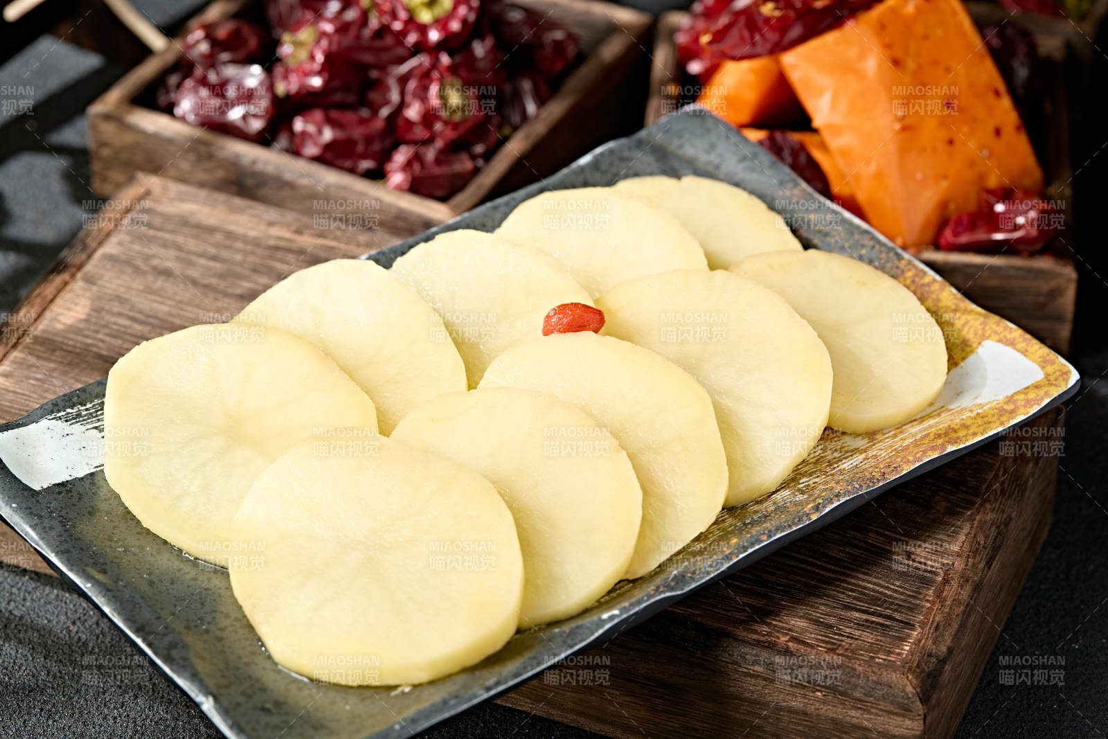 新鲜鲜切土豆片马铃薯片