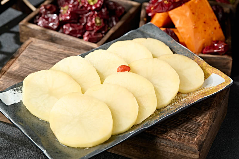 新鲜鲜切土豆片马铃薯片