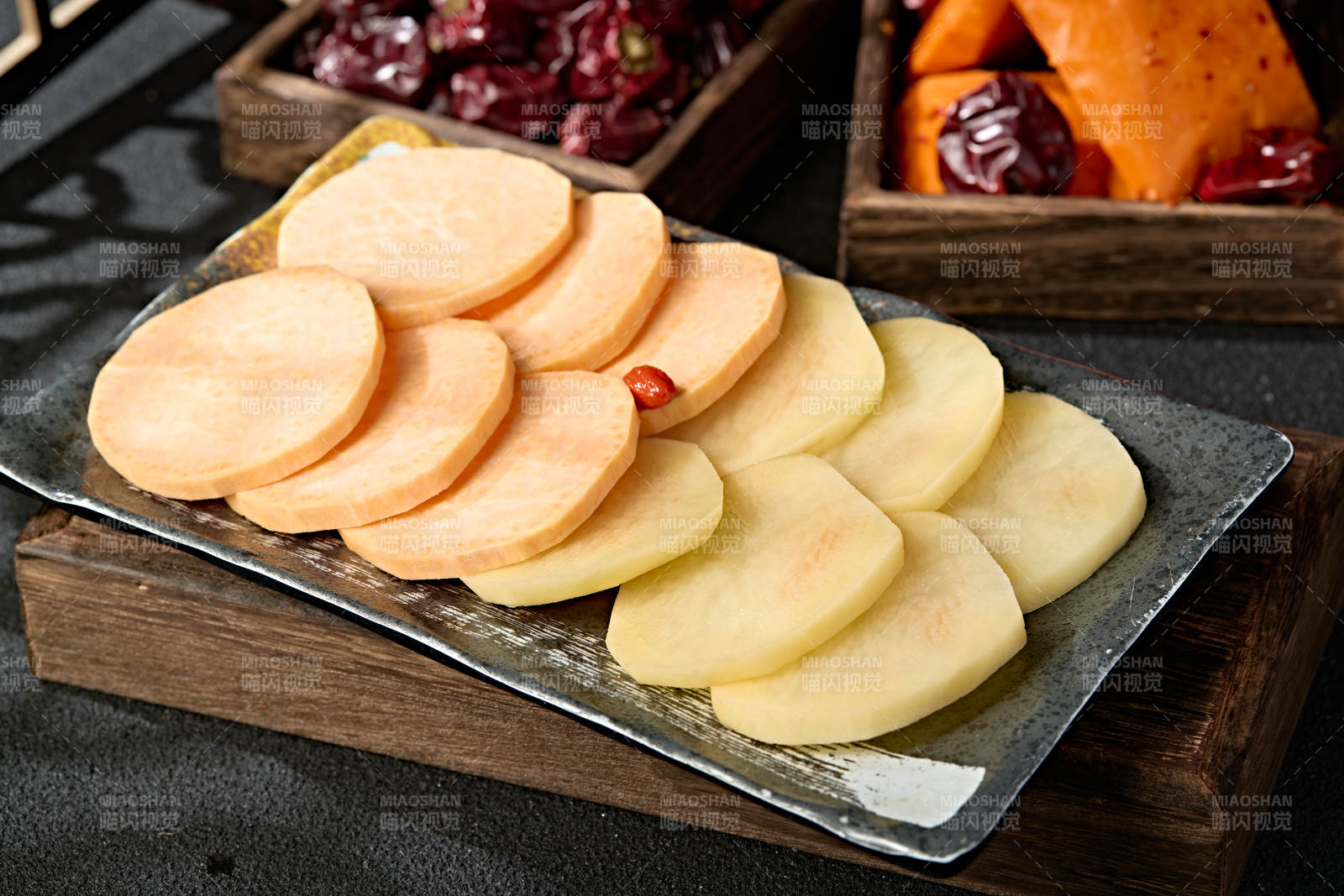 红薯片土豆片双拼