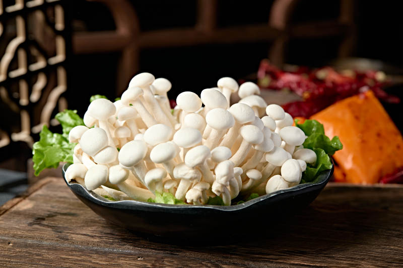 新鲜火锅配菜白玉海鲜菇