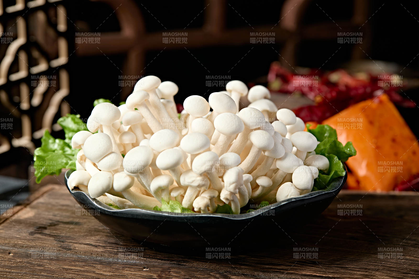 新鮮火鍋配菜白玉海鮮菇