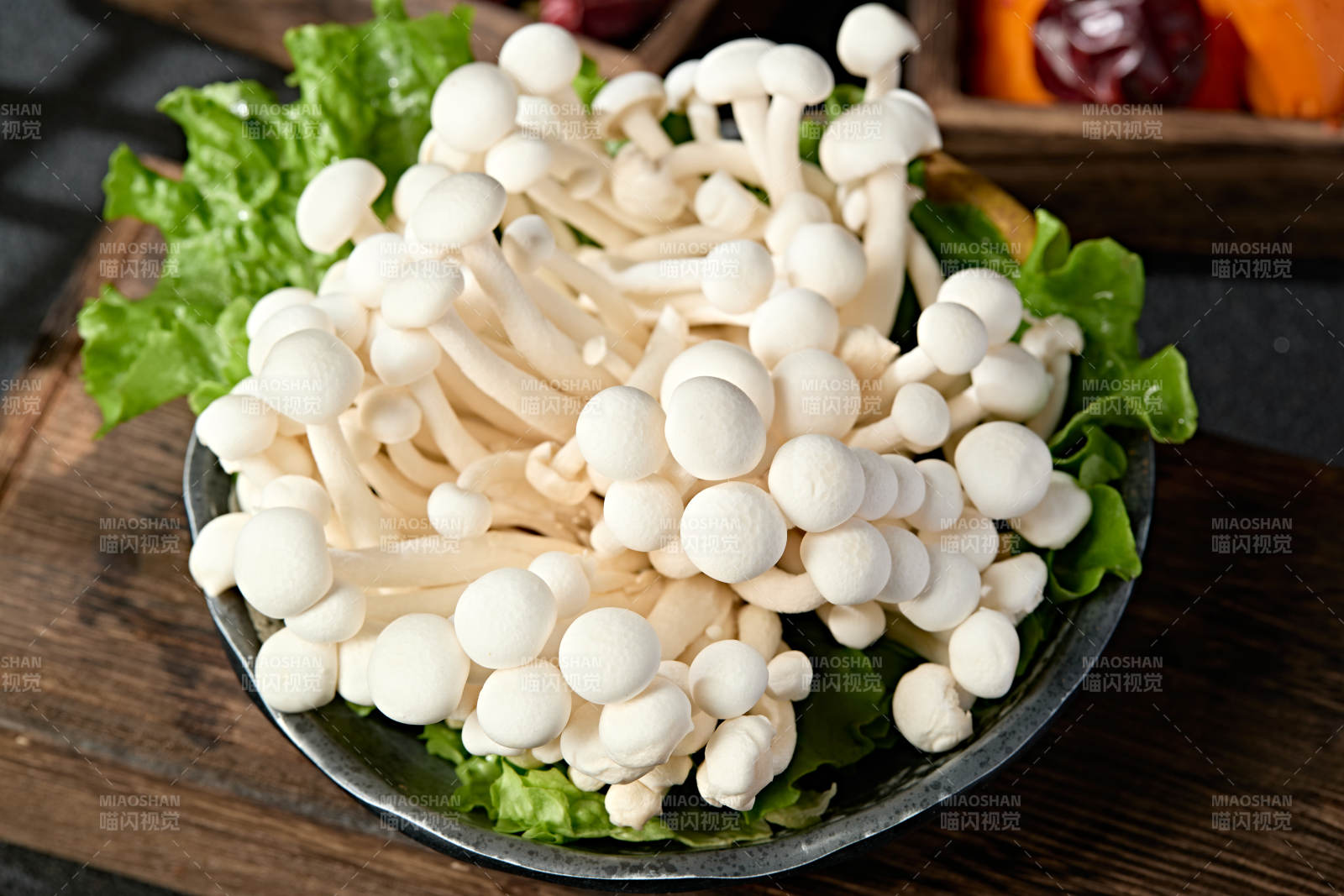 新鲜火锅配菜白玉海鲜菇