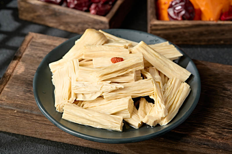 新鲜火锅配菜豆制品腐竹段