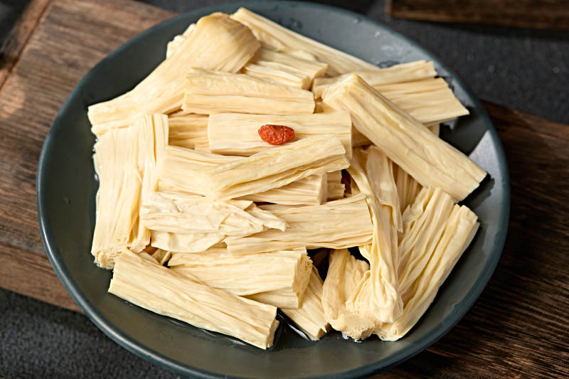 新鲜火锅配菜豆制品腐竹段