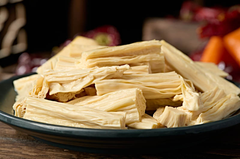 新鲜火锅配菜豆制品腐竹段