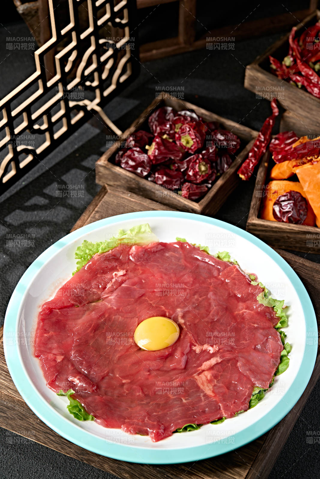 重庆火锅食材无菌蛋嫩滑牛上脑肉