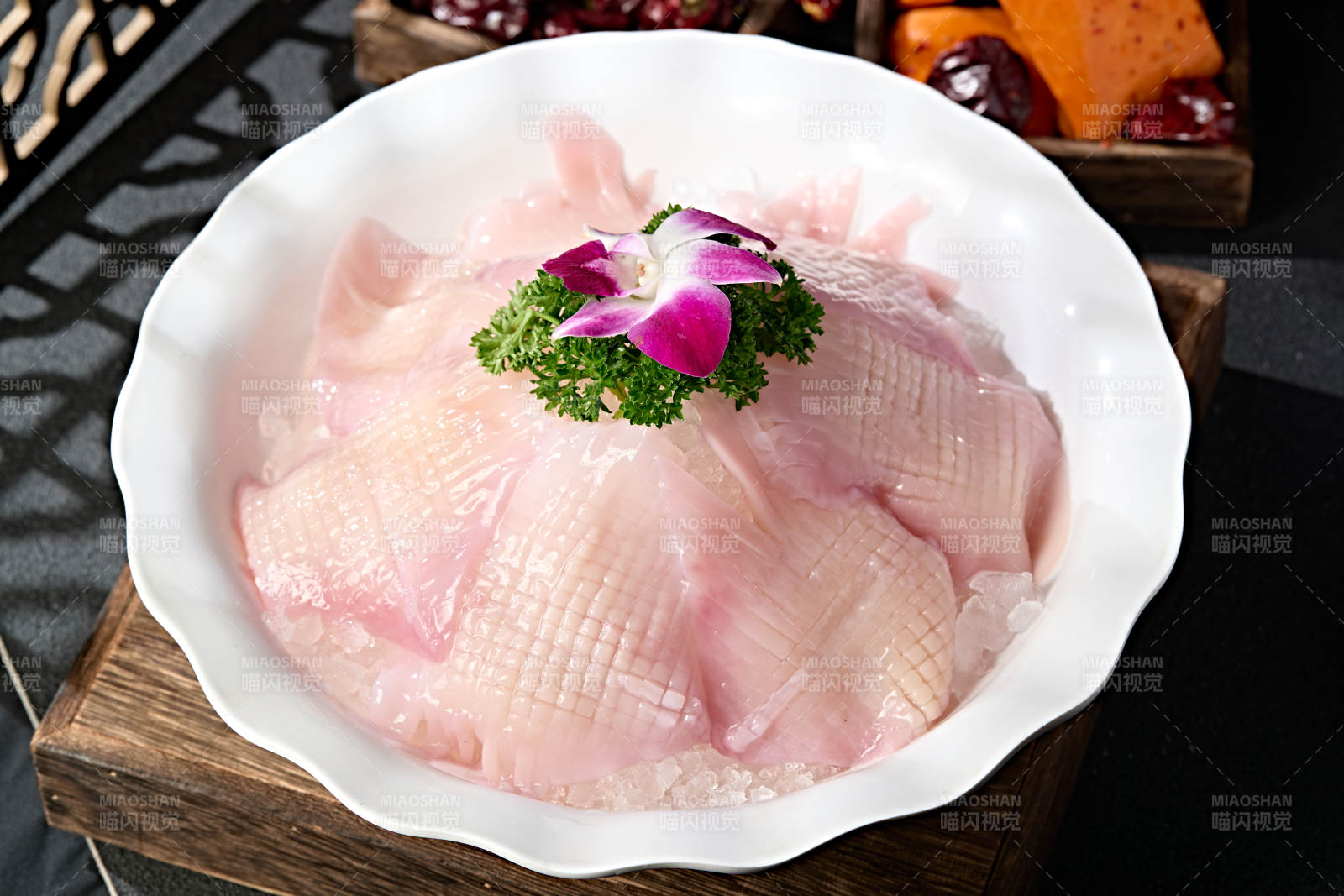 川渝火锅涮品食材鲜鱿鱼身鱿鱼板