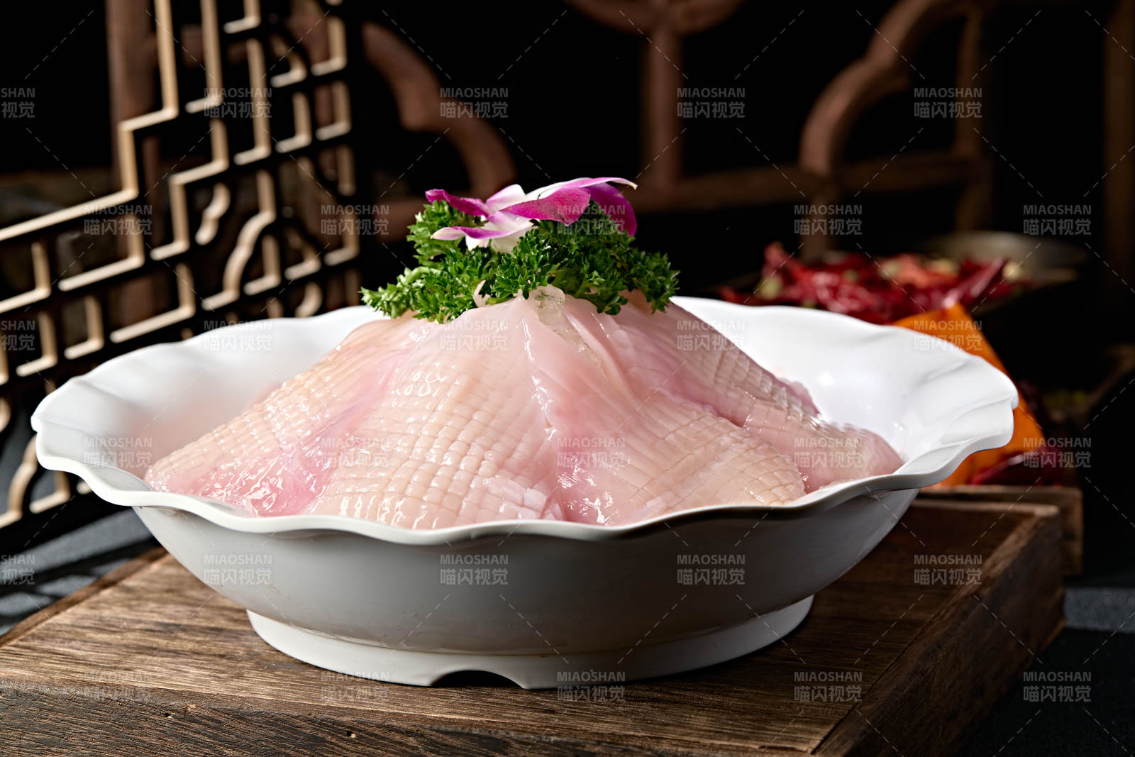 川渝火锅涮品食材鲜鱿鱼身鱿鱼板