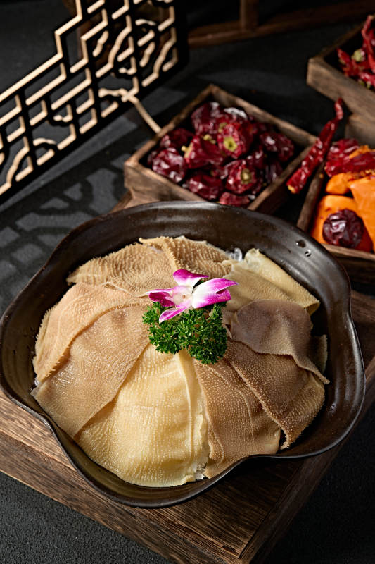 重庆火锅食材鲜嫩大片毛肚