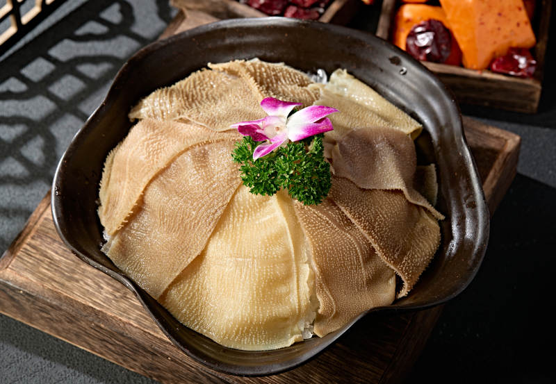 重庆火锅食材鲜嫩大片毛肚