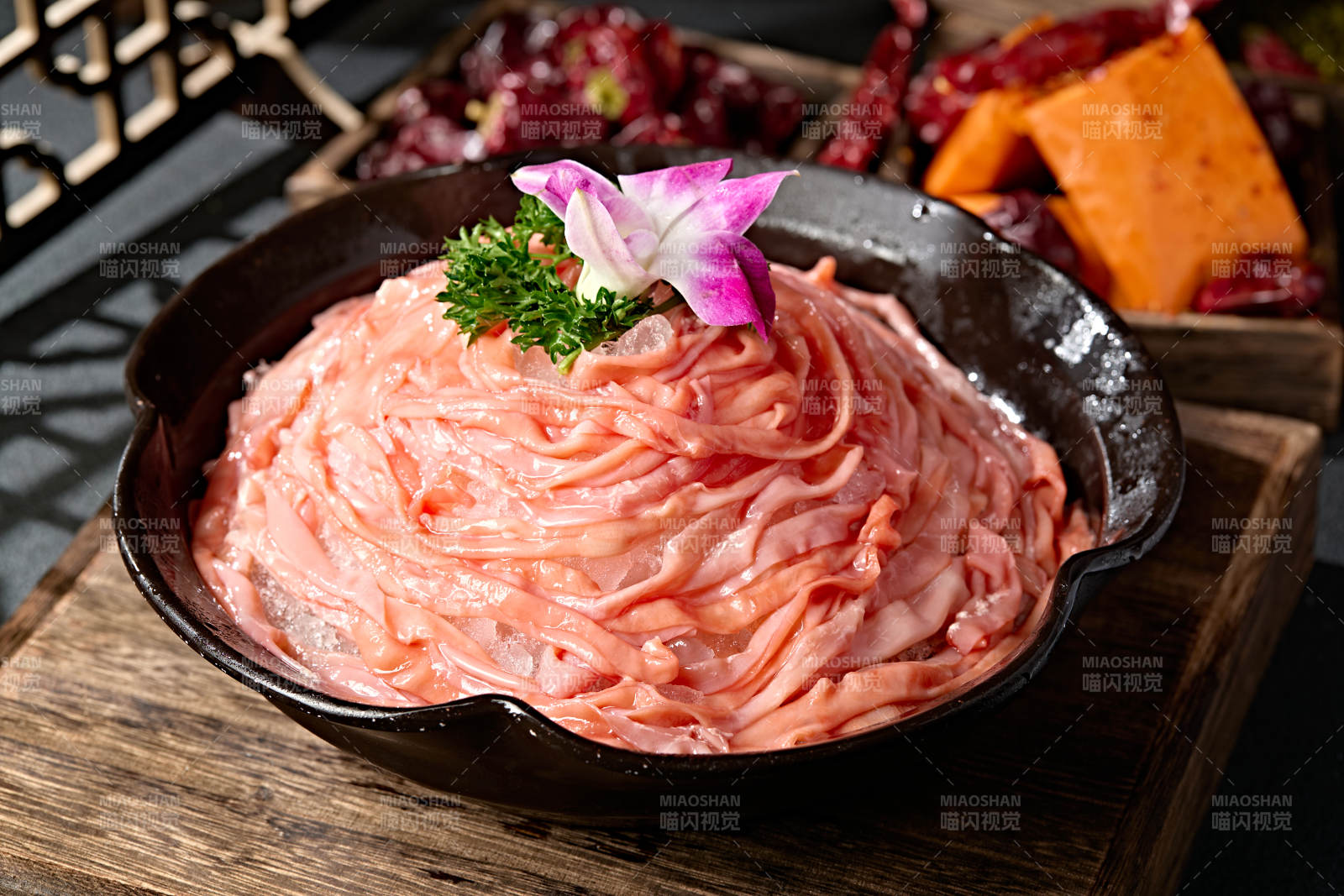 重庆火锅食材鲜嫩鸭肠