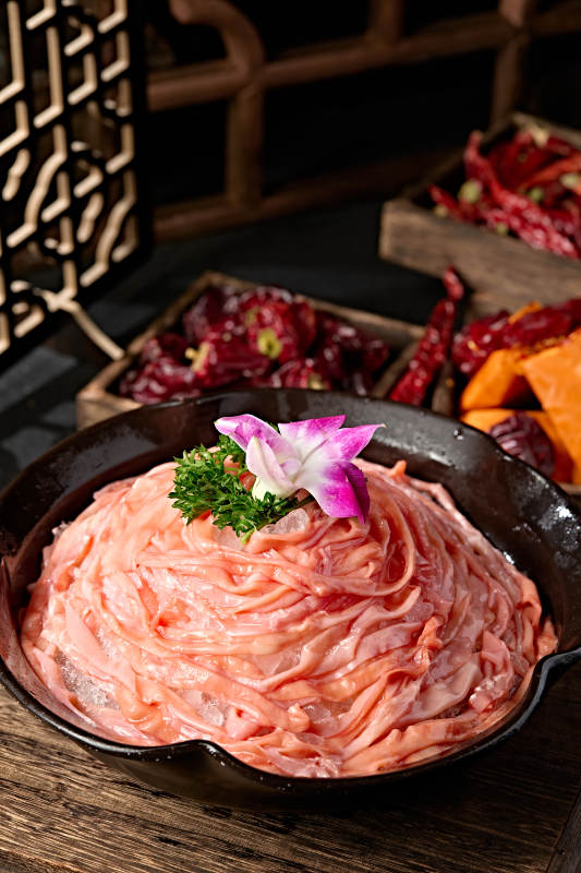 重庆火锅食材鲜嫩鸭肠