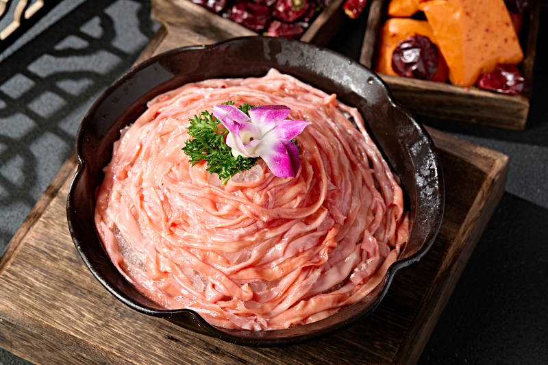 重庆火锅食材鲜嫩鸭肠