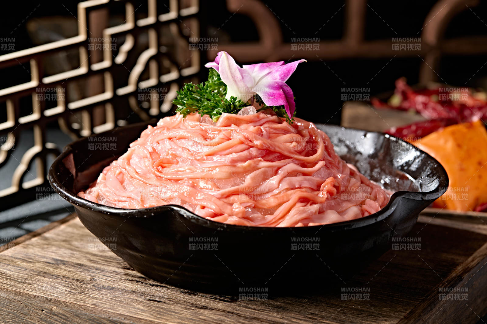 重庆火锅食材鲜嫩鸭肠