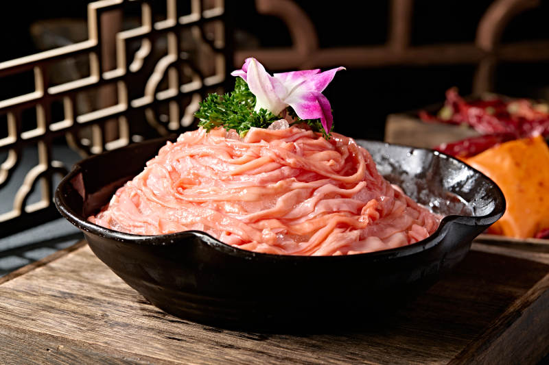 重庆火锅食材鲜嫩鸭肠
