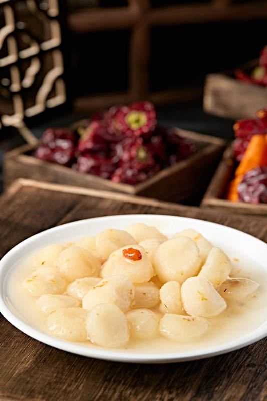 美味小吃凉菜糖水腌马蹄