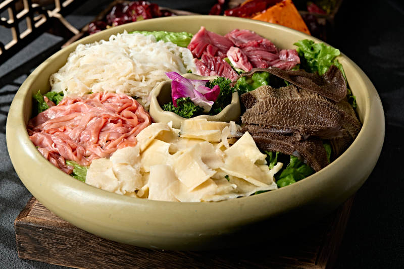 火锅涮品食材五福临门荤菜大拼盘