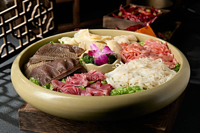 火锅涮品食材五福临门荤菜大拼盘