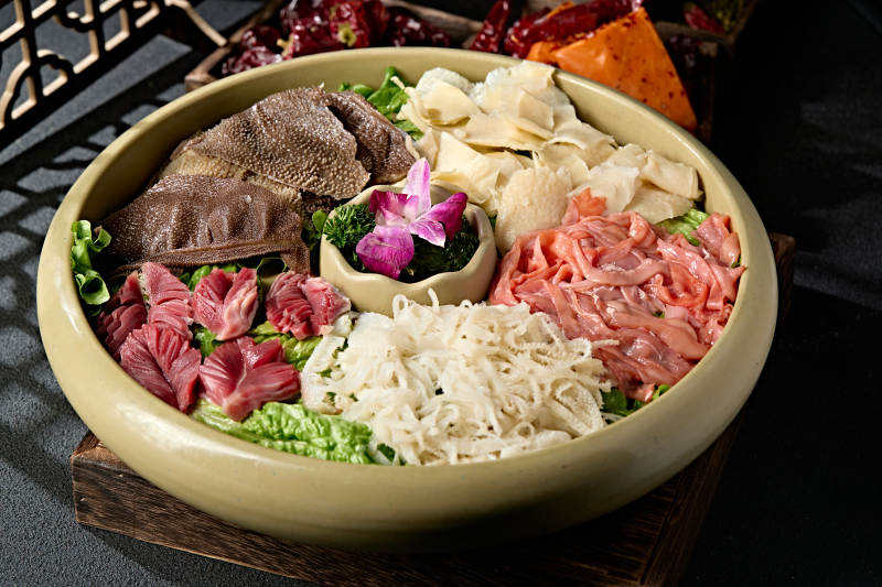 火锅涮品食材五福临门荤菜大拼盘