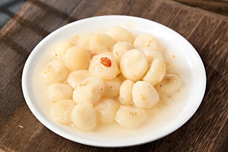 美味小吃凉菜糖水腌马蹄