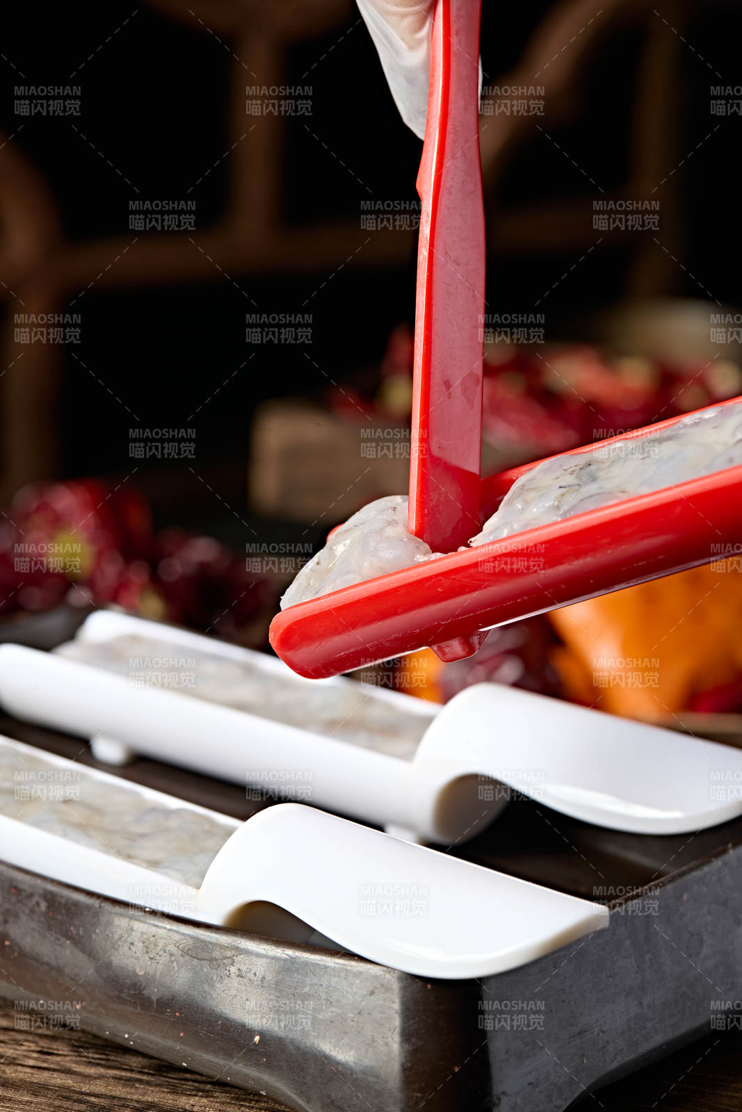 火锅涮品食材鲜嫩虾滑虾泥虾肉糜