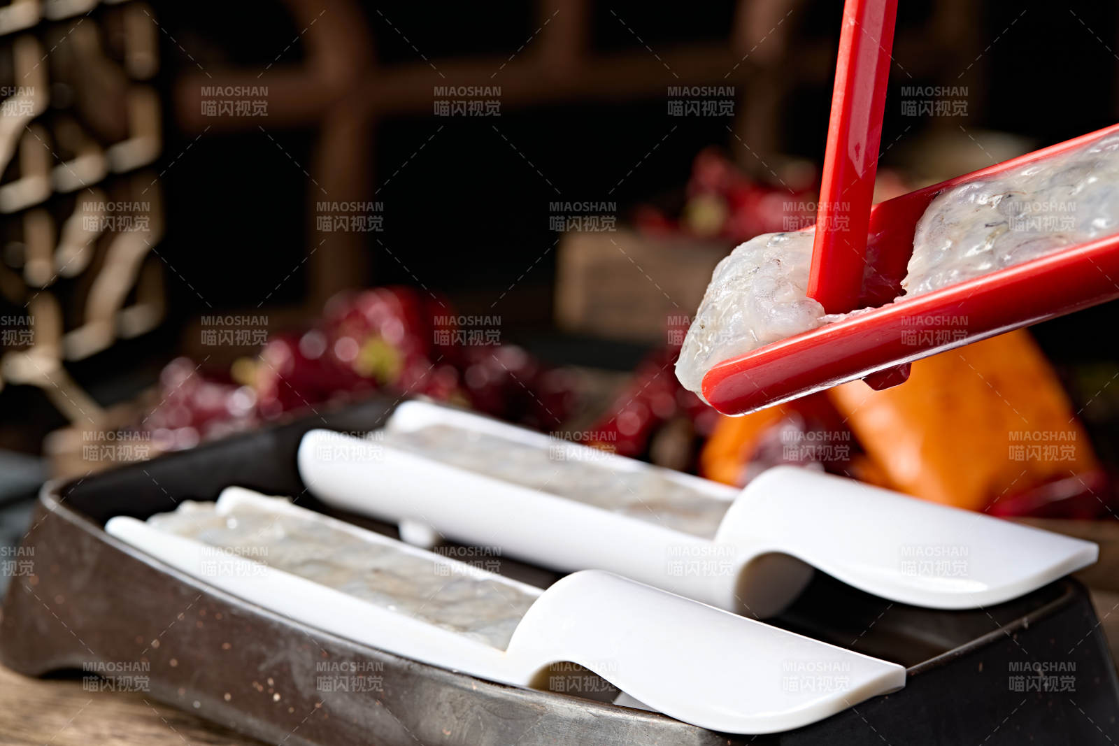 火锅涮品食材鲜嫩虾滑虾泥虾肉糜