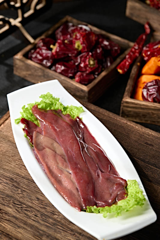 重庆火锅食材大刀猪肝片