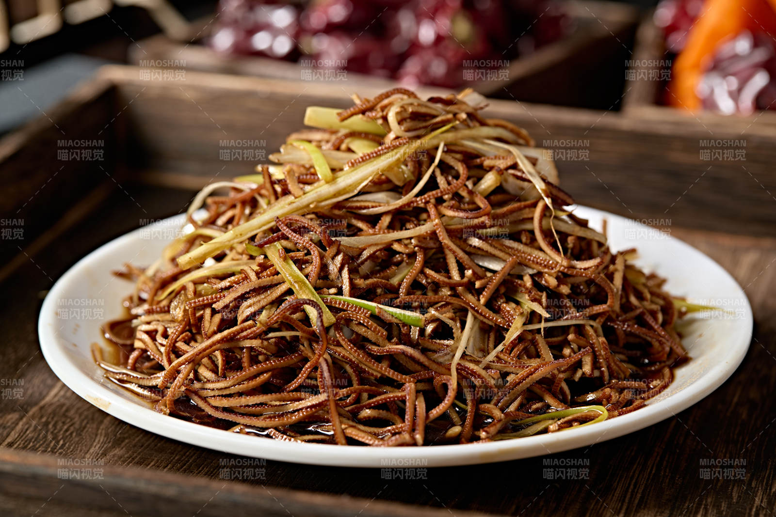 香葱老醋凉拌黑豆腐丝