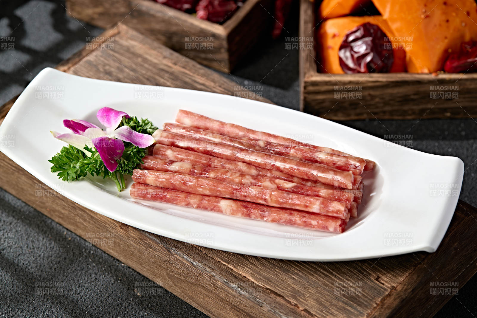 美味广式香肠图片