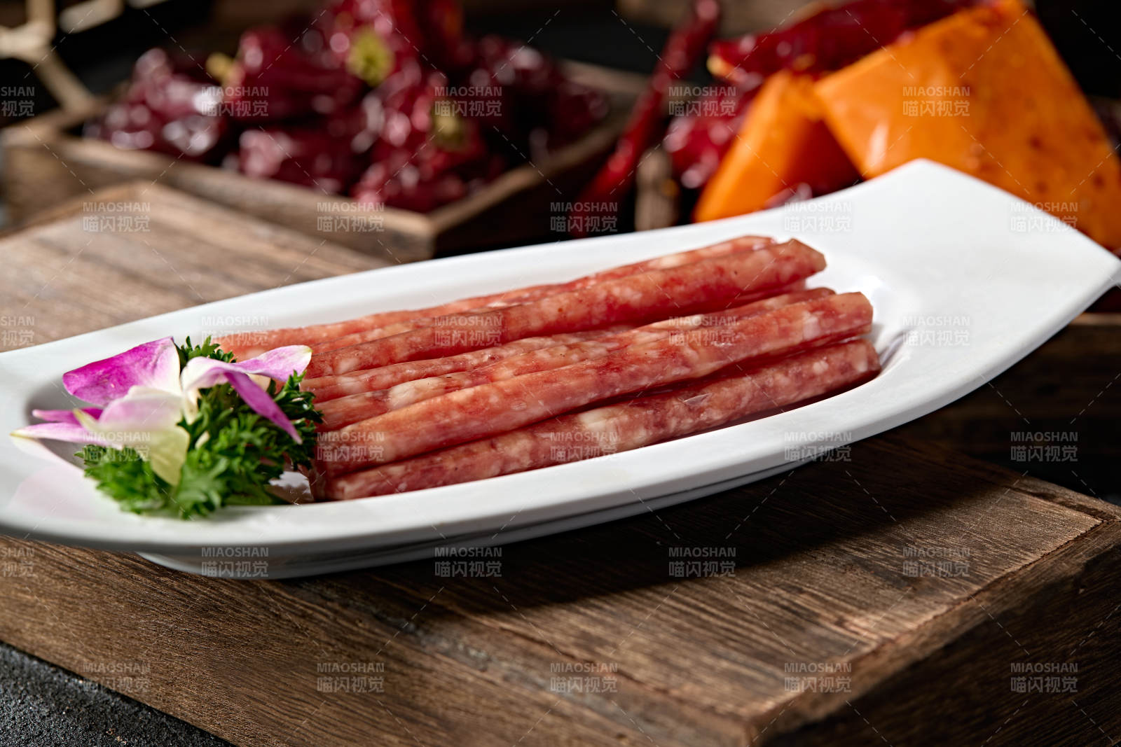 美味广式香肠图片