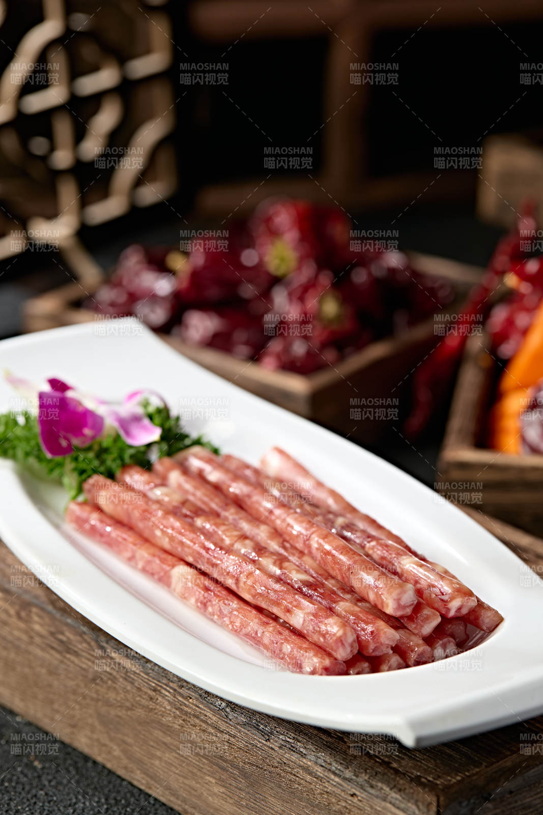 美味广式香肠图片