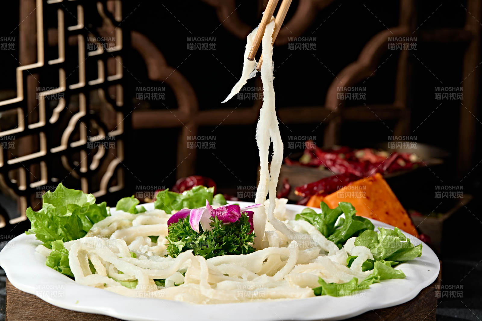 火锅涮品食材牛金钱肚丝