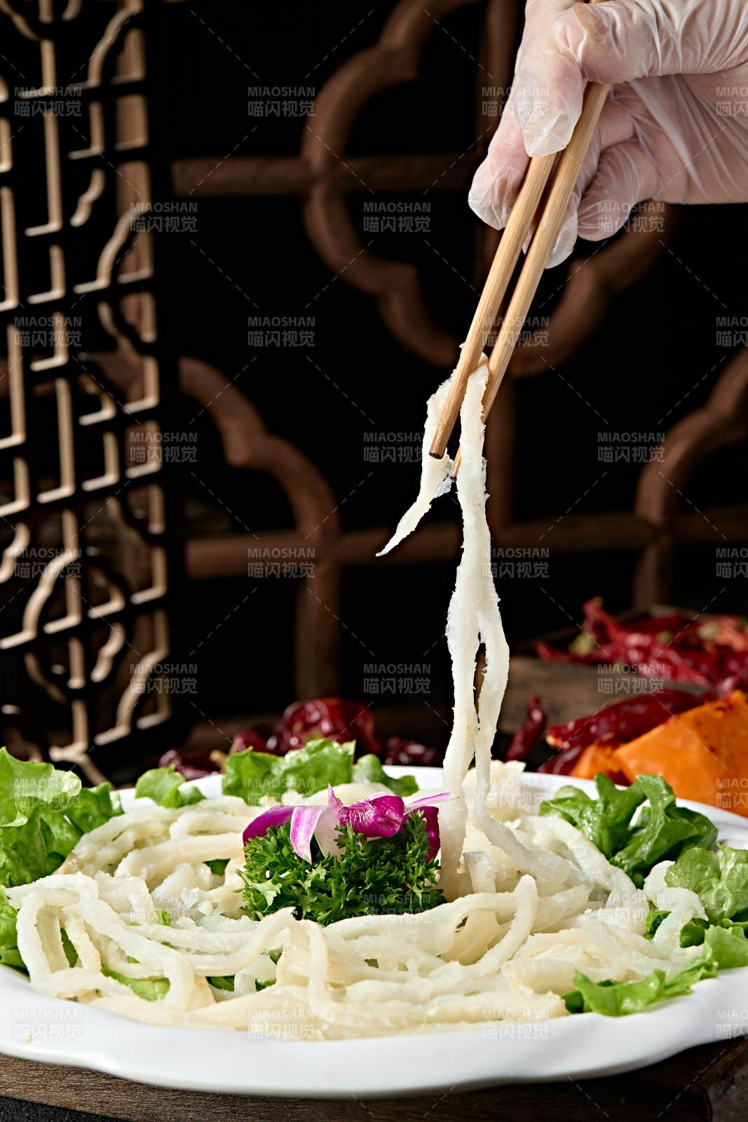 火锅涮品食材牛金钱肚丝