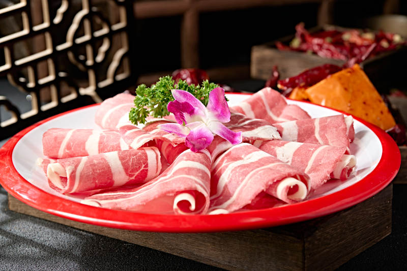 內蒙草原羔羊肉片