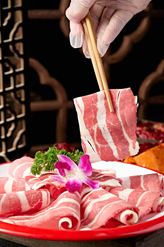 內蒙草原羔羊肉片