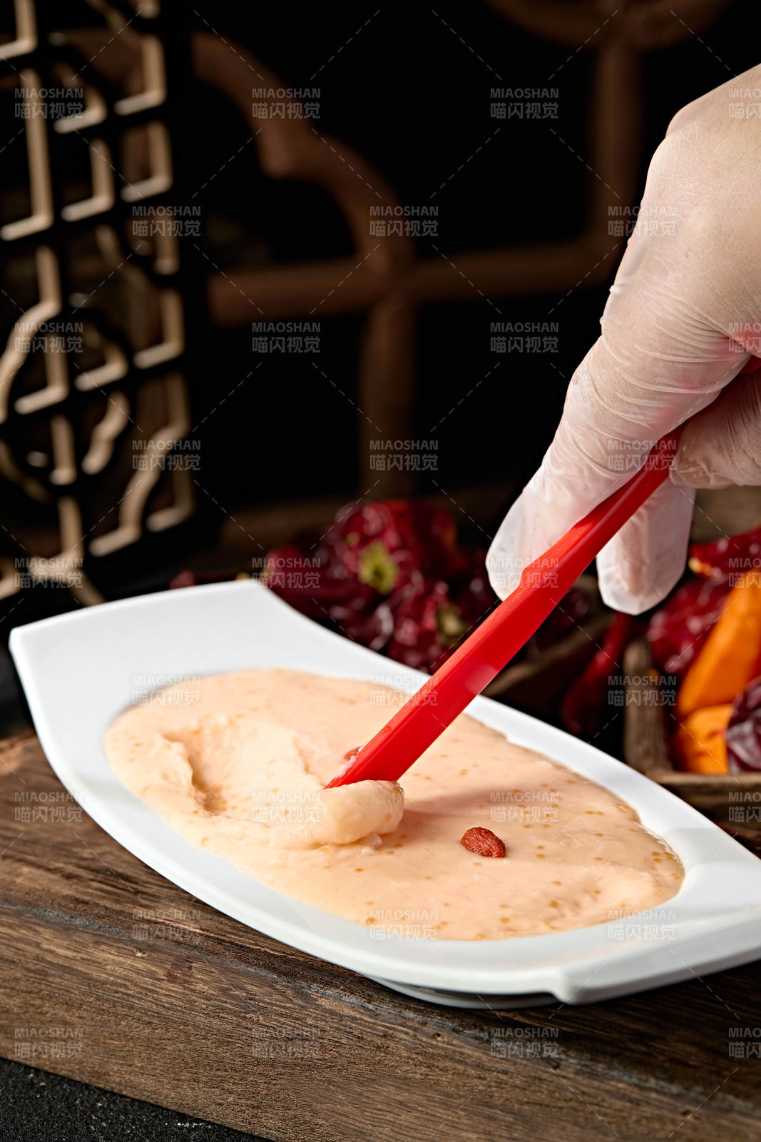 川渝火鍋涮品墨魚泥滑墨魚糜滑