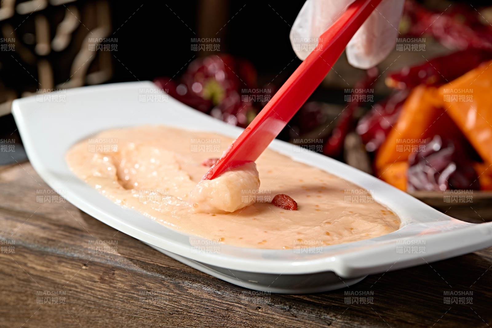 川渝火鍋涮品墨魚泥滑墨魚糜滑