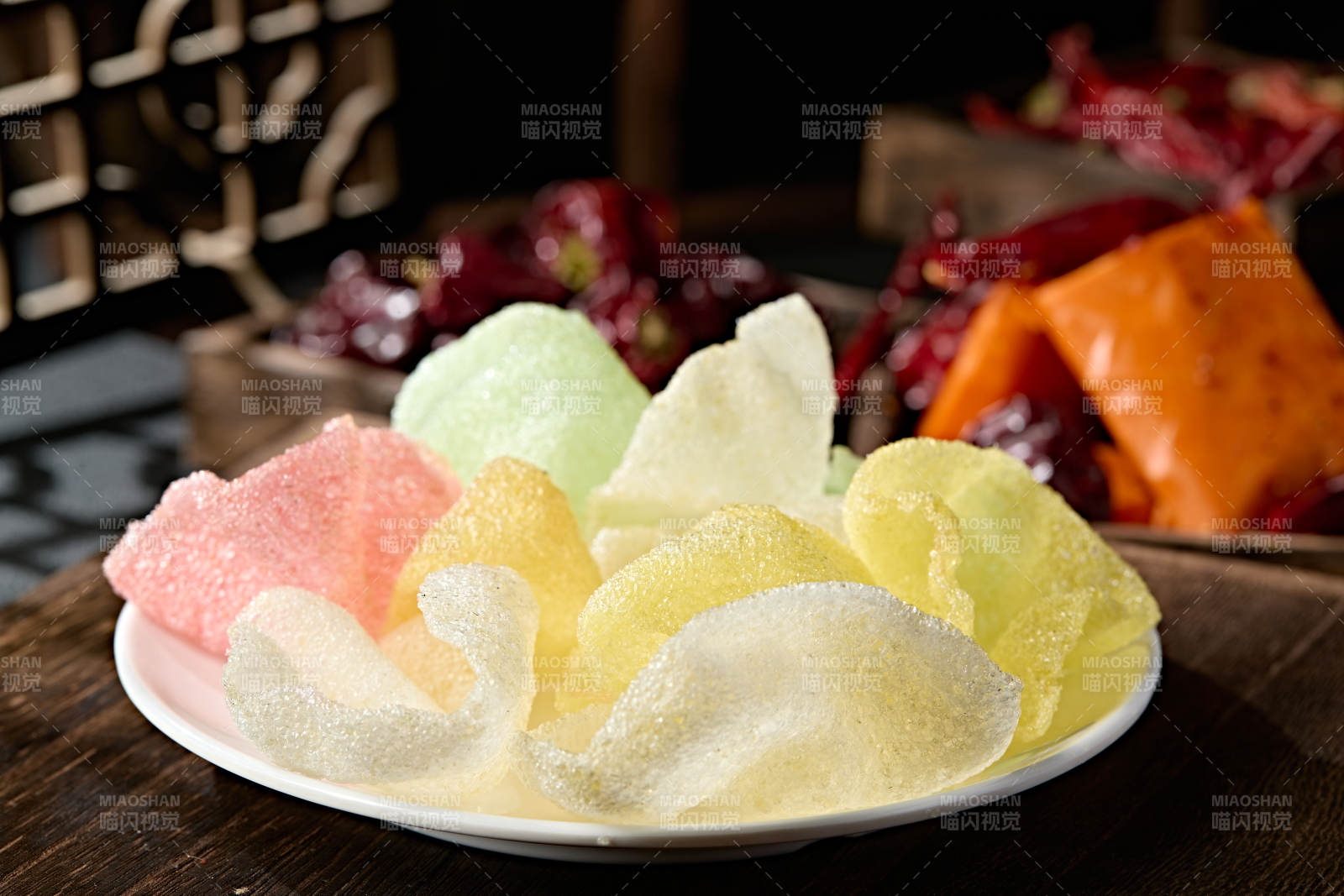 童年小吃油炸虾片