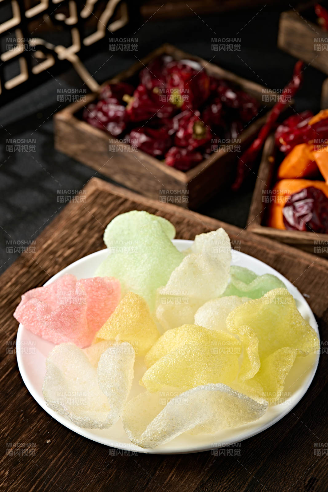 童年小吃油炸虾片