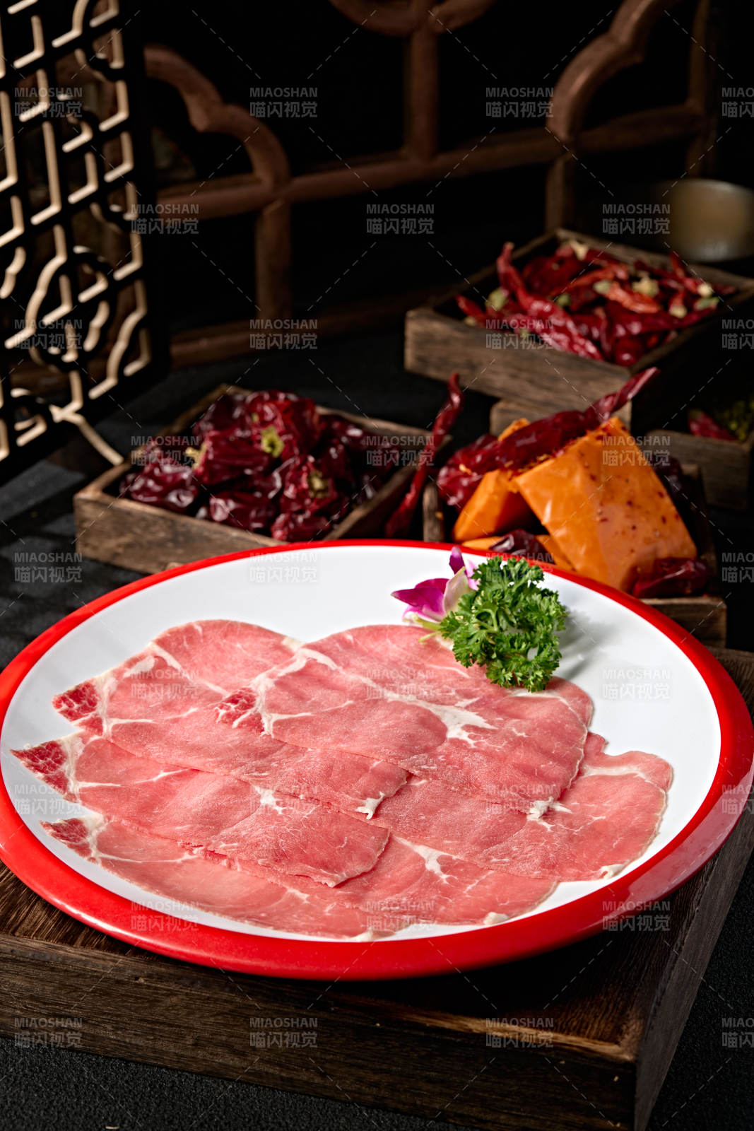 精品牛上腦肉切片