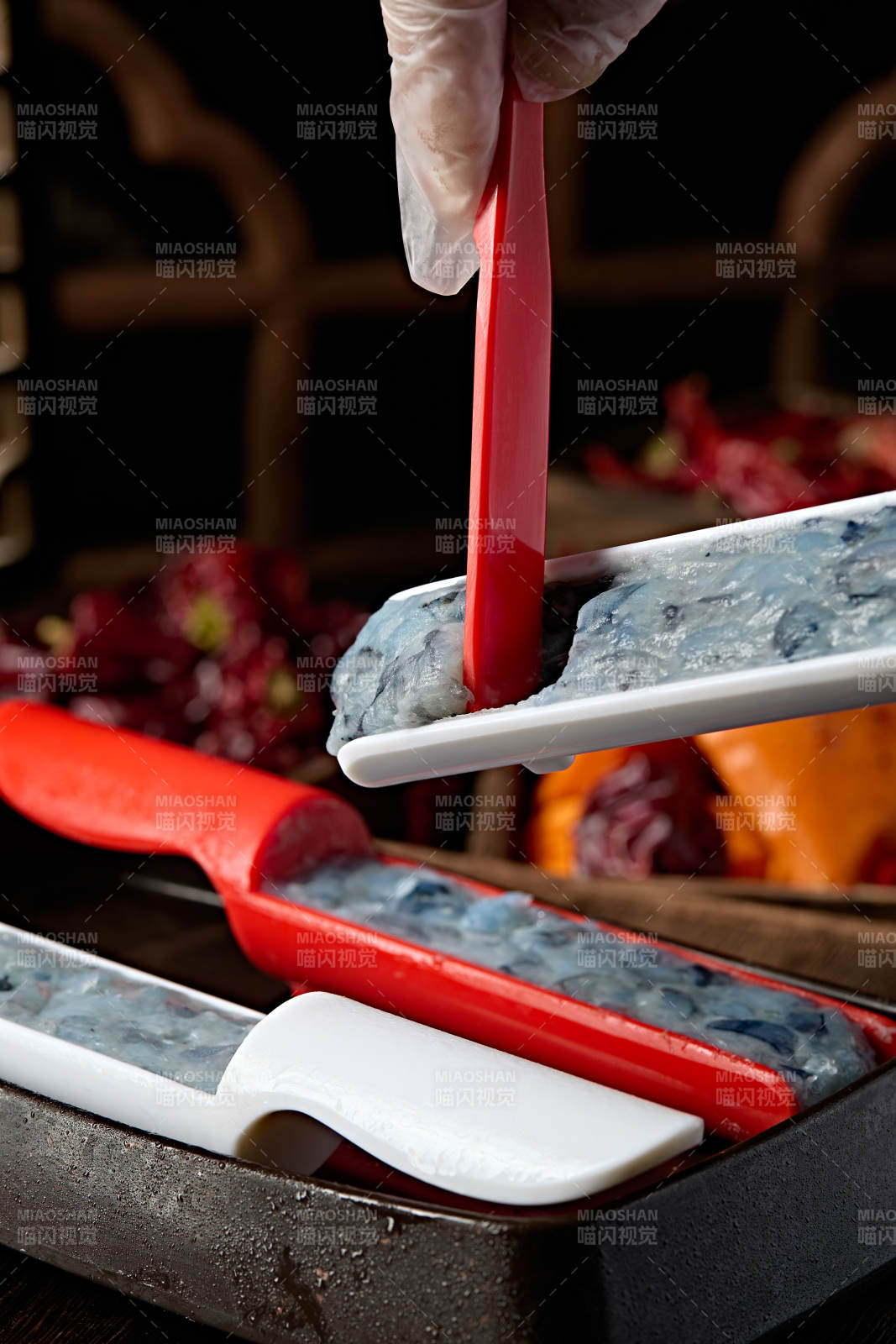 火锅涮品食材黑虎虾滑虾黑虎虾泥