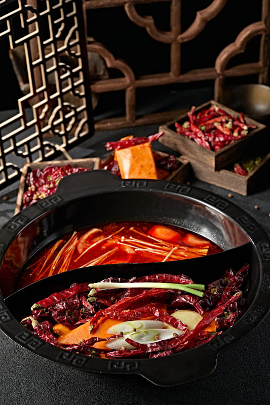 川渝火锅鸳鸯锅麻辣锅底番茄锅底