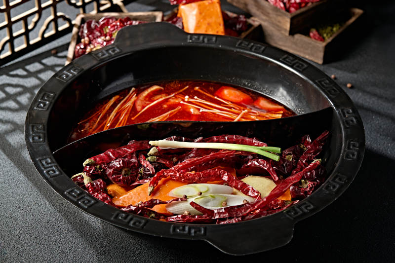 川渝火锅鸳鸯锅麻辣锅底番茄锅底