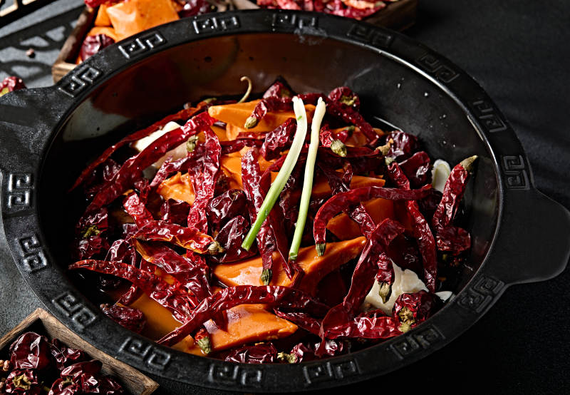 重庆传统牛油麻辣火锅汤底