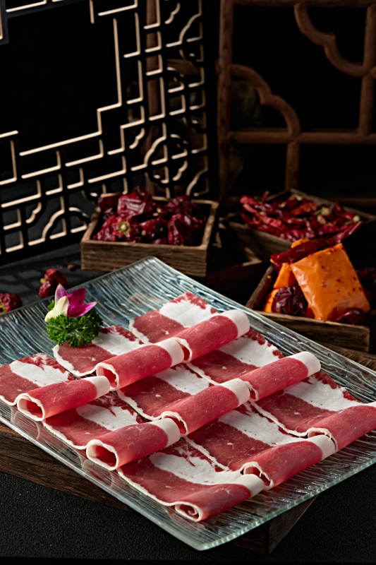 极品火锅食材安哥拉牛肉肥牛切片